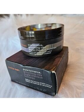 Aveda Men Pure-Formance Grooming Clay for Hair New, Opened to Photograph